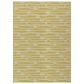 Dalyn Rug Company Harbor 10" x 14" Gold Indoor/Outdoor Area Rug, , large