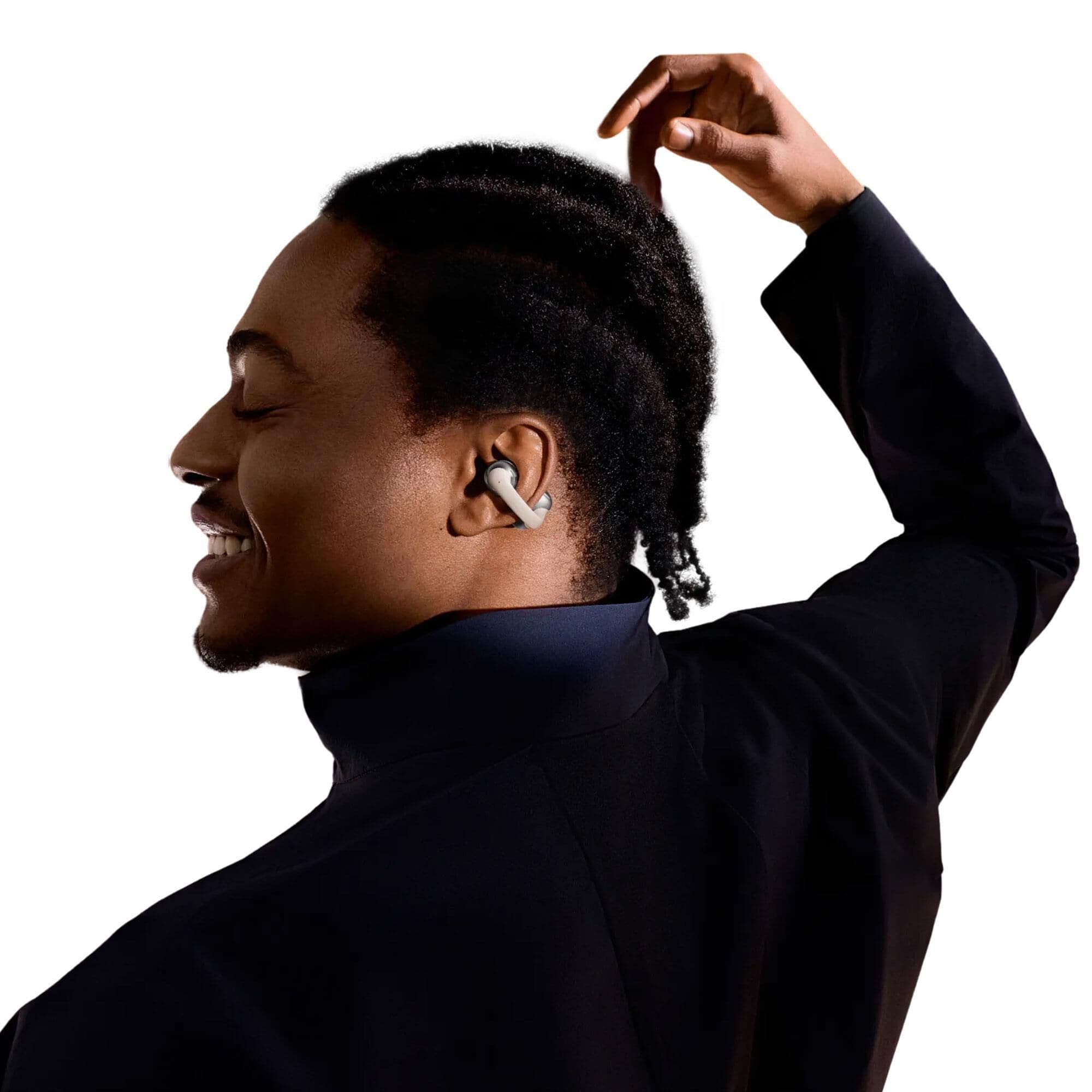 Shokz OpenDots One Open-Ear Clip-On True Wireless Earbuds in Grey