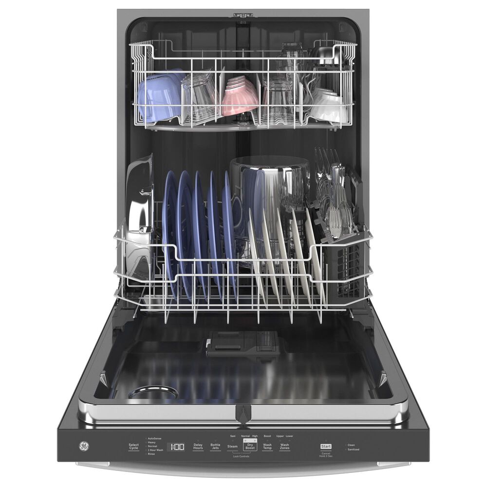 GE Appliances 24&quot; Built-In Bar Handle Smart Dishwasher with 50 dBA in Stainless Steel, , large