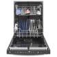 GE Appliances 24" Built-In Bar Handle Smart Dishwasher with 50 dBA in Stainless Steel, , large