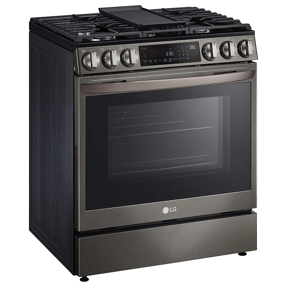 LG 6.3 Cu. Ft. Gas Slide-In Range with Air Fry in Black Stainless Steel, , large