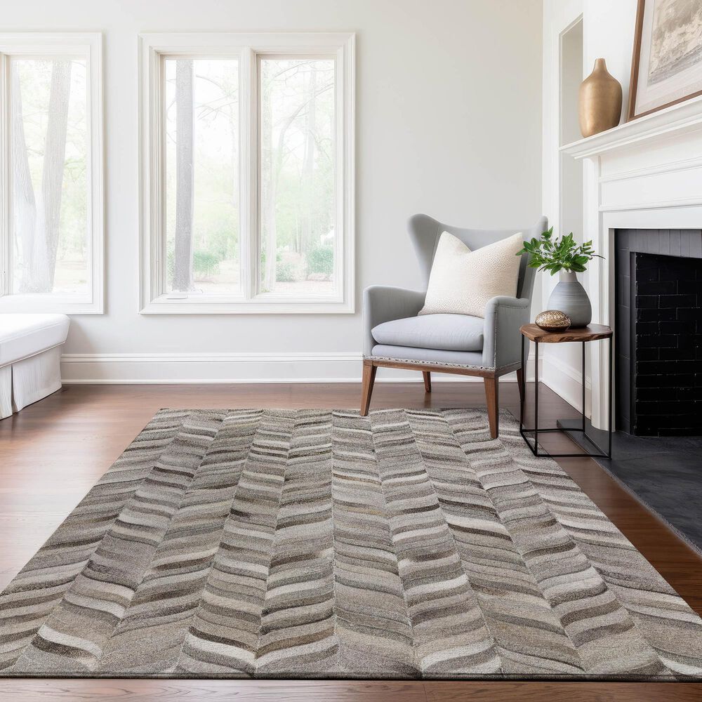 Dalyn Rug Company Bozeman BM11 Gray 9&#39; x 12&#39; Area Rug, , large