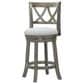 Sasha Lee 24" Swivel Counter Stool in Antique Grey, , large