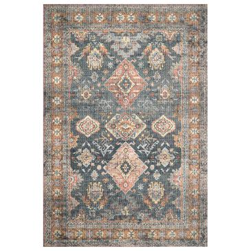 Loloi II Skye SKY-10 3"6" x 5"6" Sea and Rust Area Rug, , large
