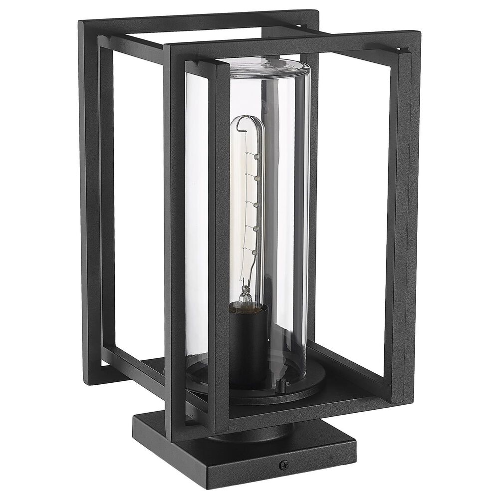 Golden Lighting Tribeca 1-Light Patio Pier Mount in Natural Black, , large