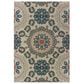 Oriental Weavers Latitude 7"10" x 10" Grey Area Rug, , large