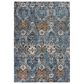 RIZZY Elite 10" x 13" Gray, Denim and Brown Area Rug, , large