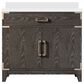 Lexora Home Laurel 36" Single Bathroom Vanity in Brown Oak with White Cultured Marble Top and Rectangular Sink, , large