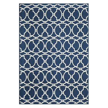 Momeni Baja 1"8" x 3"7" Navy Scatter Rug, , large