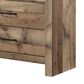 Crown Mark Elmer 6 Drawer Dresser and Mirror in Rustic Brown, , large