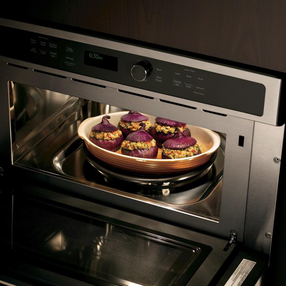 GE Profile 30&quot; Combination Double Wall Oven with Convection and Advantium Technology, , large
