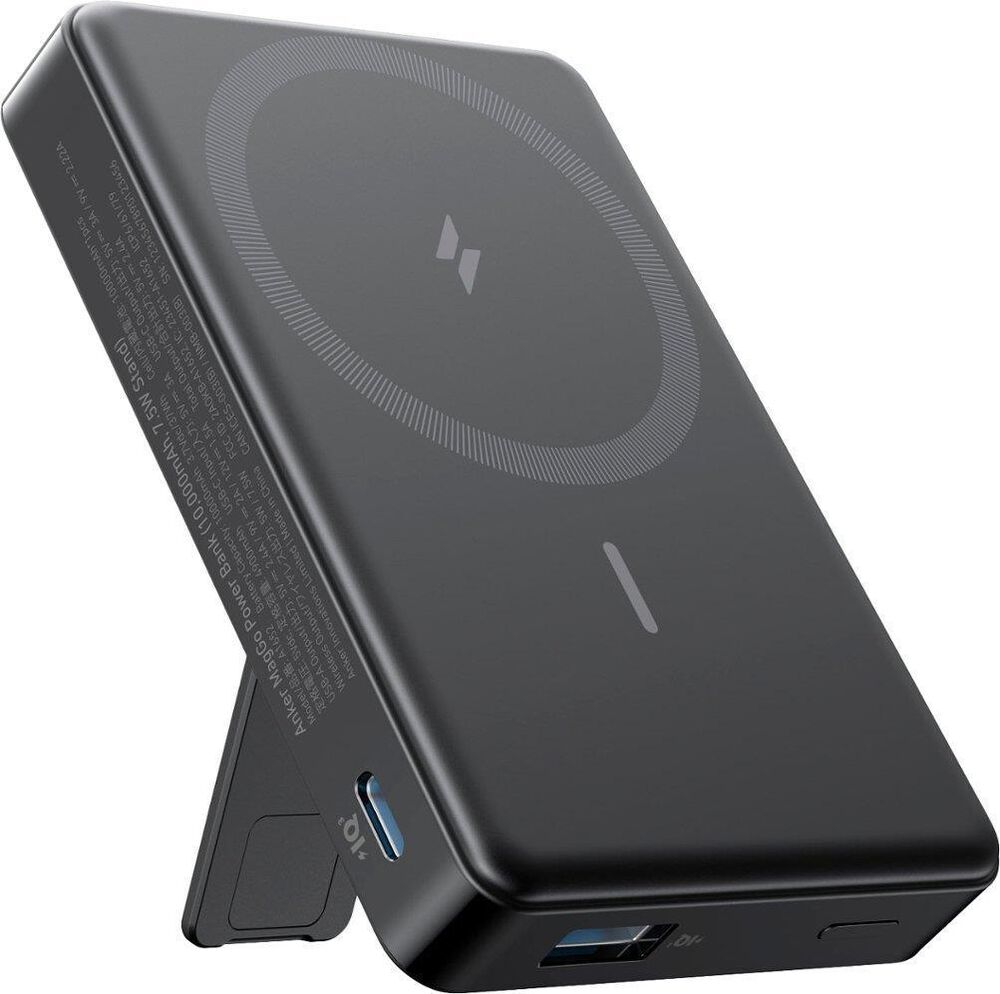 Anker 10000 mAh Wireless Power Bank with MagGo in Black, , large