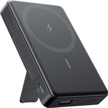 Anker 10000 mAh Wireless Power Bank with MagGo in Black, , large