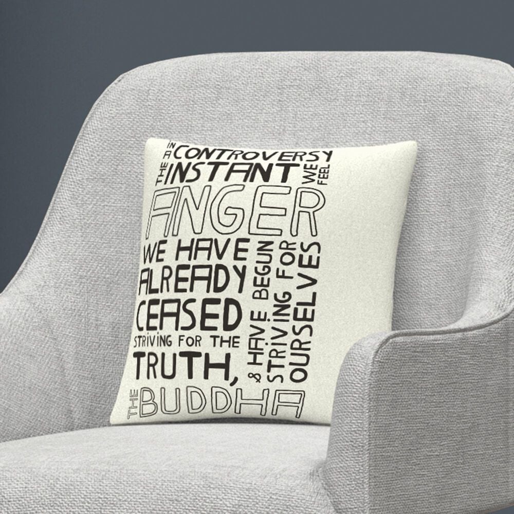 Timberlake Megan Romo 'Anger in Controversy II' 16 x 16 Decorative Throw Pillow, , large