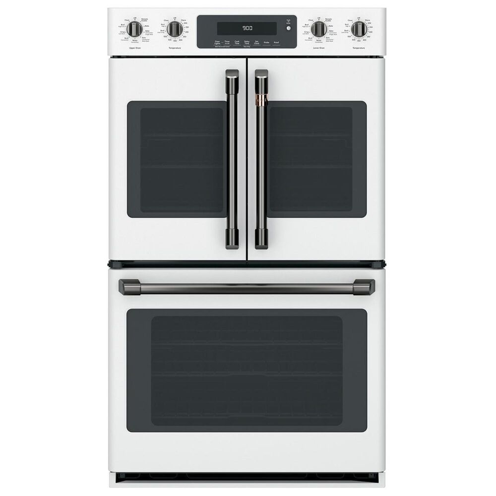 Cafe Handle and Knob Kit for Double Wall Oven in Brushed Black, , large