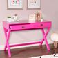 Linon Home Decor Peggy Writing Desk in Raspberry Pink, , large