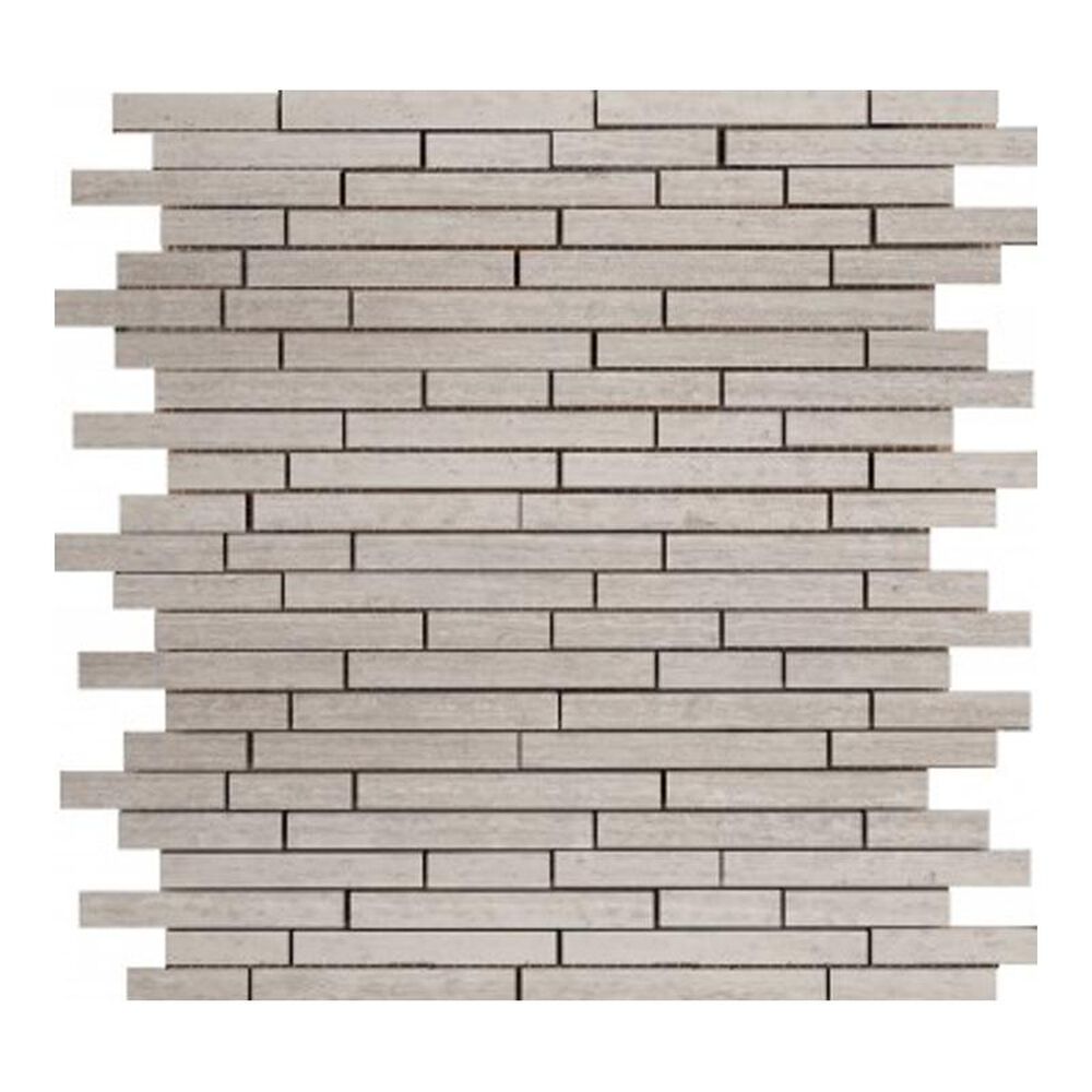 Emser Metro Cream 12" x 13" Natural Stone Mosaic Sheet, , large