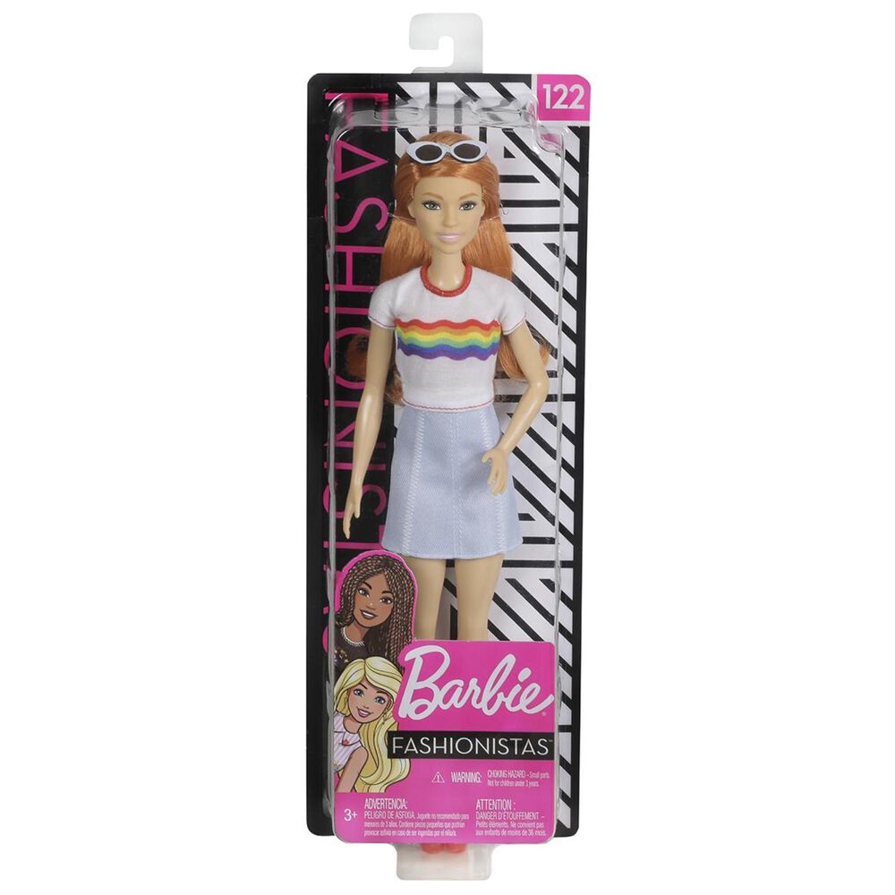 Barbie Fashionista Doll with Long Red Hair, , large