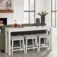 Ashley Robbinsdale 4-Piece Counter Height Dining Set in Antique White, , large