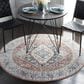 Safavieh Jasmine 5"3" Round Rust and Navy Area Rug, , large