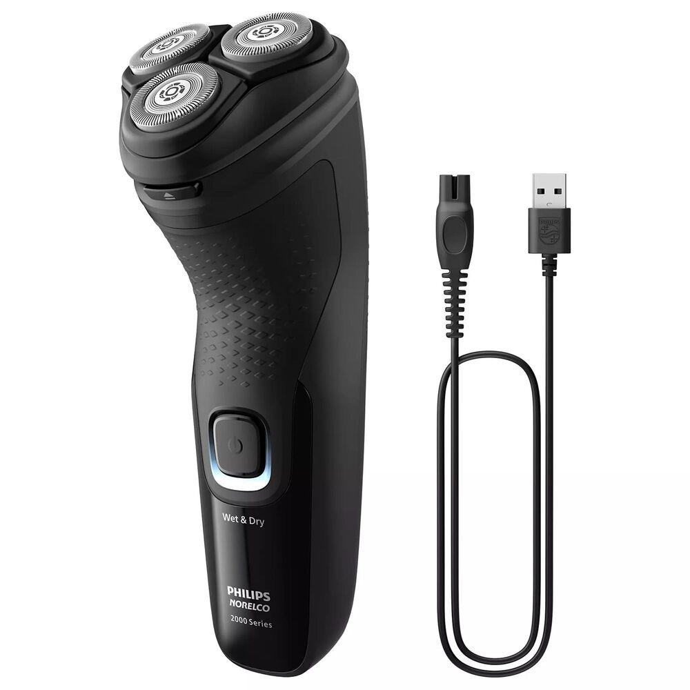 Norelco 2400 Wet and Dry Electric Shaver in Deep Black, , large