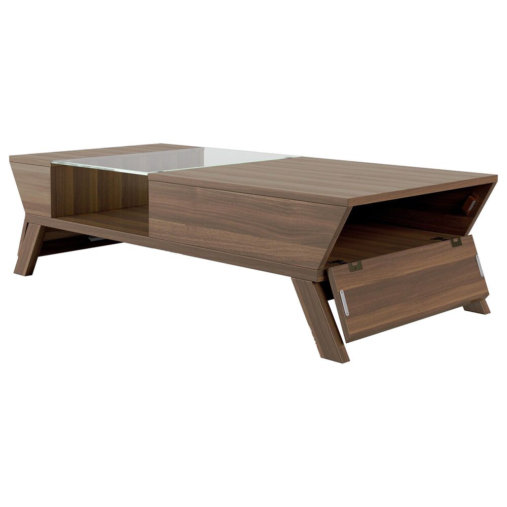 Furniture of America Parrish Coffee Table in Walnut, , large