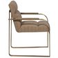 Vanguard Furniture Jett Arm Chair in Brushed Brass, , large