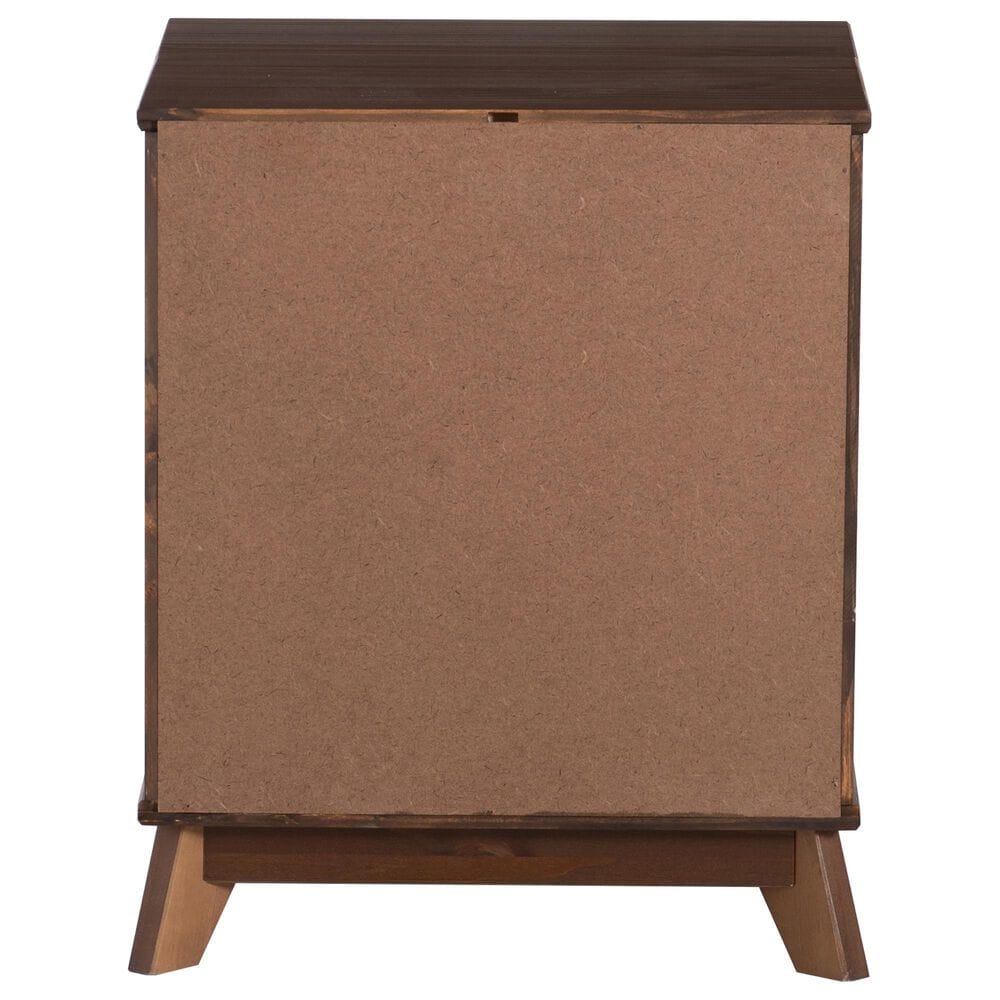 Linon Home Decor Polly 2-Drawer Nightstand in Walnut, , large