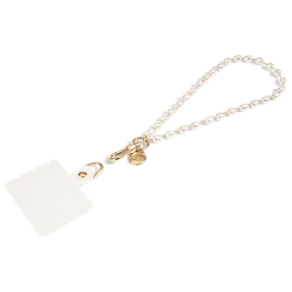 Kate Spade Phone Charm in Sea Pearl, , large