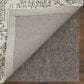 Feizy Belfort Ivory and Charcoal 12" x 15" Area Rug, , large