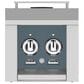 Hestan 12" Built-In Natural Gas Double Side Burner for Cart in Pacific Fog, , large