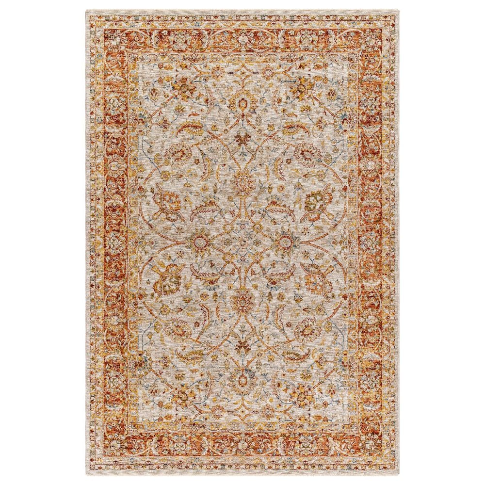 Surya Mona Lisa 2"7" x 10" Tan, Mustard, Brick Red, Burgundy, Olive, Sage and Dark Blue Runner, , large