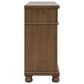 Ashley Rowlenstown California King Panel Bed with Dresser, Chest, and Two Nightstands in Brown, , large