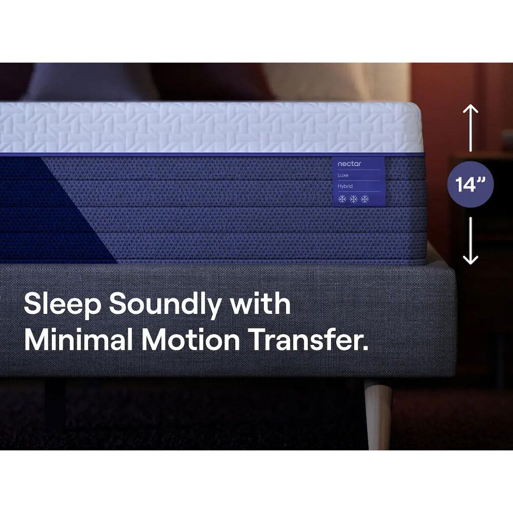 Nectar Luxe Hybrid 5.1 Medium Plush Full Mattress, , large