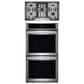 Frigidaire 2-Piece Kitchen Package with 27" Double Wall Oven and 36" Gas Cooktop in Stainless Steel, , large