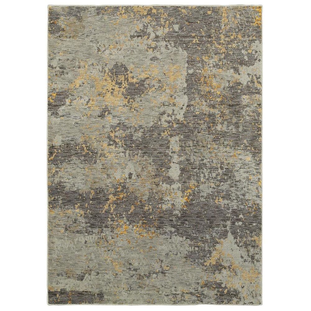 Oriental Weavers Evolution 8025B 2"6" x 12" Grey and Gold Runner, , large