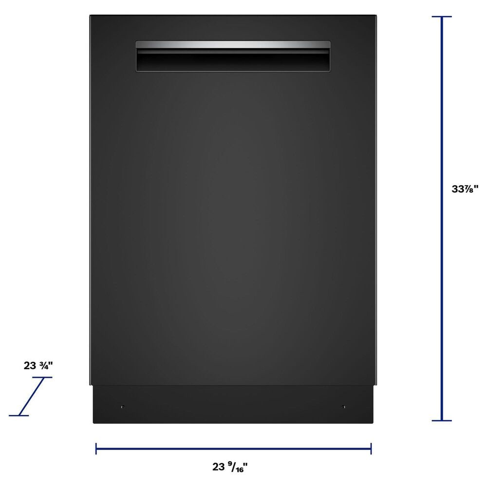 Bosch 500 Series 24&quot; Built-In Pocket Handle Dishwasher with 8 Wash Cycles in Black, , large