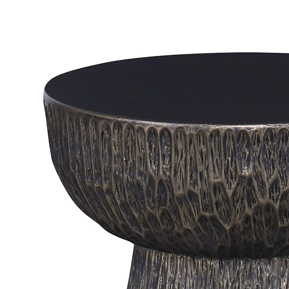 Century Mesa Tempe Side Table in Metallic Bronze, , large