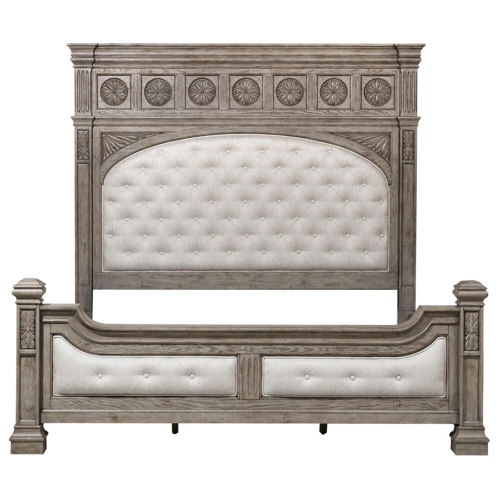 Chapel Hill Kingsbury 3 Piece King Bedroom Set in Gray, , large