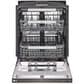 LG 24" Top Control Smart Dishwasher with TrueSteam and Dynamic Heat Dry in Black Stainless Steel, , large