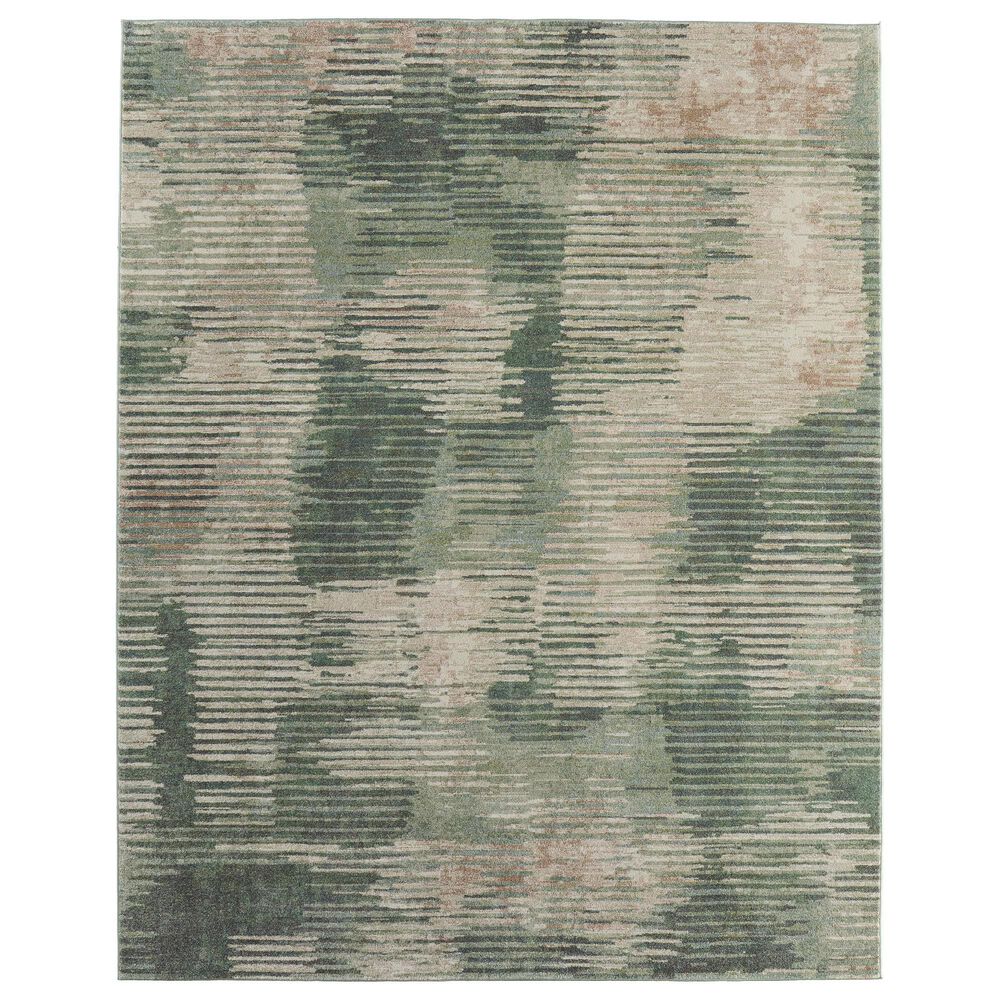 Feizy Eden Green 6"4" x 9"2" Area Rug, , large
