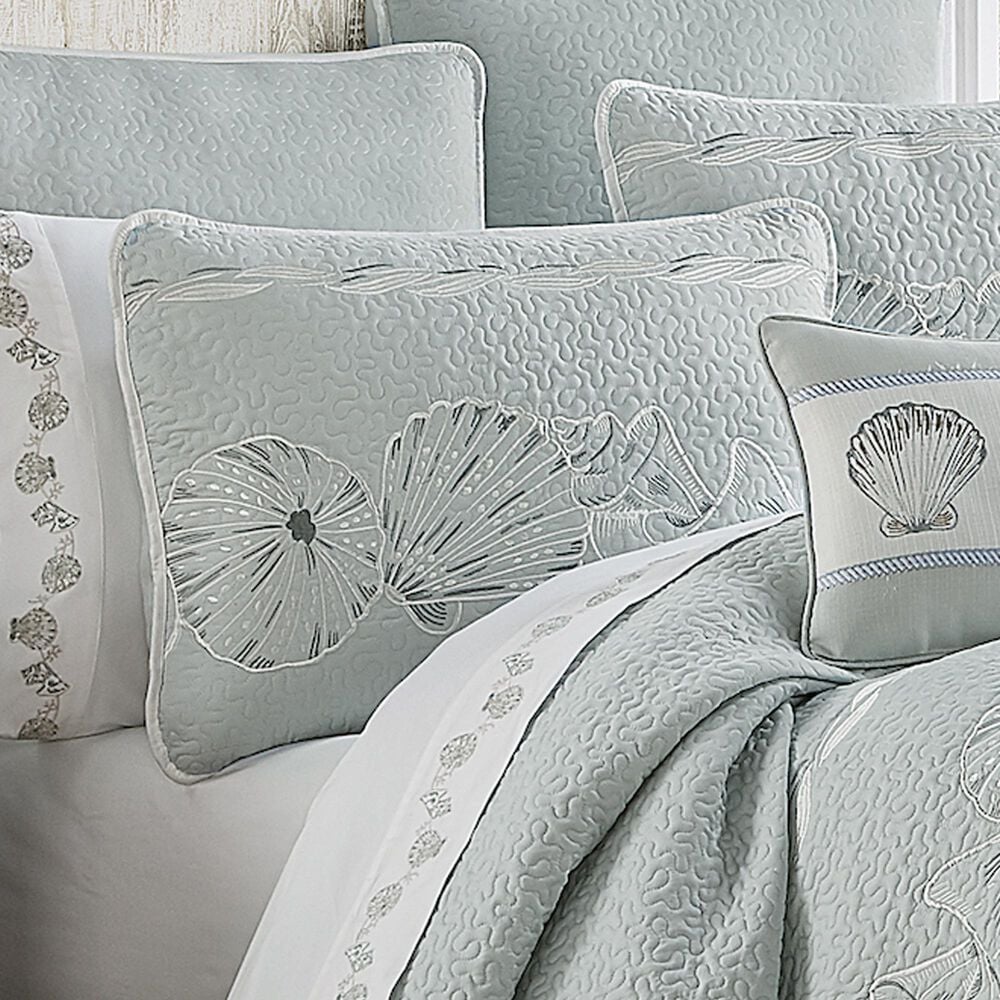 Royal Court Water&#39;s Edge 2-Piece Twin/Twin XL Quilt Set in Aqua, , large
