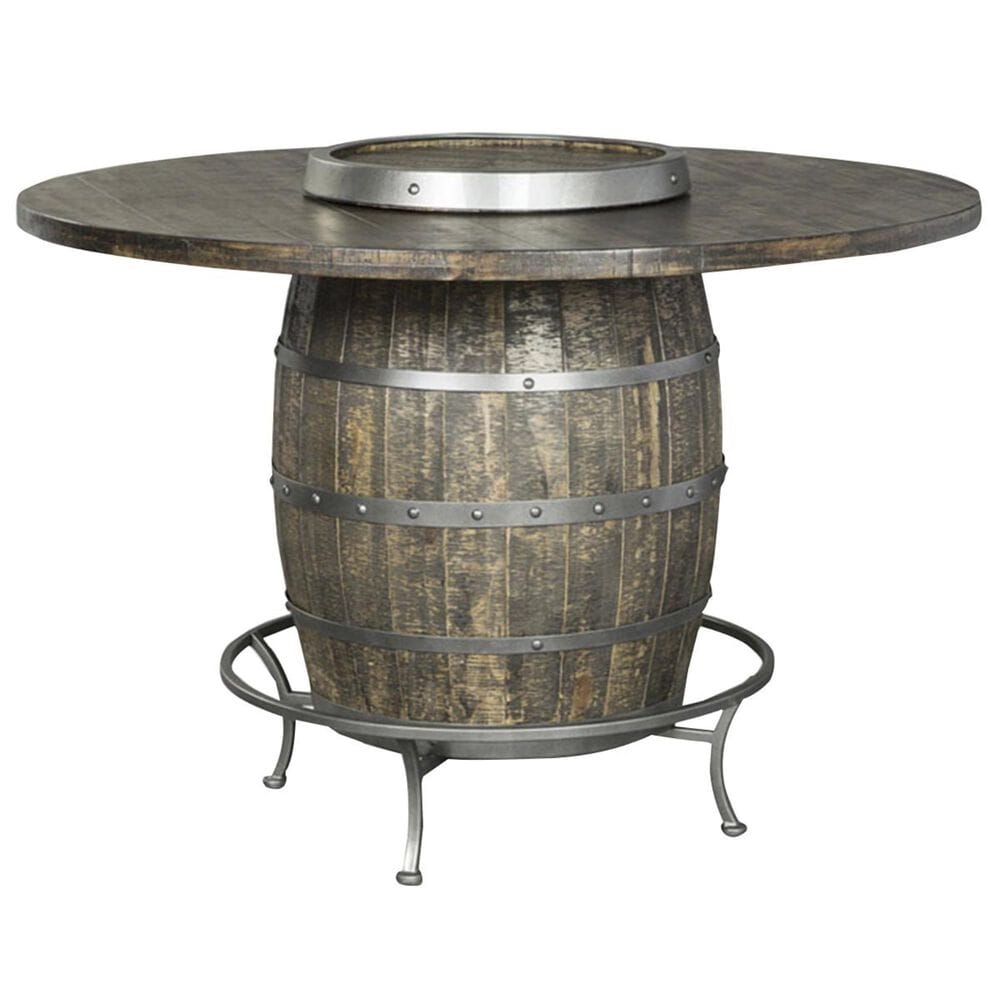 Sunny Designs Metro Flex Pub Table with Wine Barrel Base in Tobacco Leaf, , large