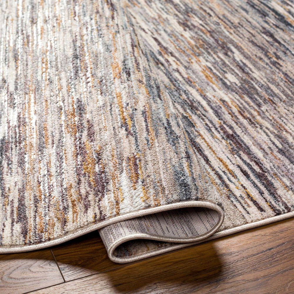 Surya Aida 2&#39; x 2&#39;11&quot; Ivory, Beige, Tan, Deep Teal and Medium Gray Area Rug, , large