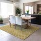 Dalyn Rug Company York 3" x 5" Gold Indoor/Outdoor Area Rug, , large