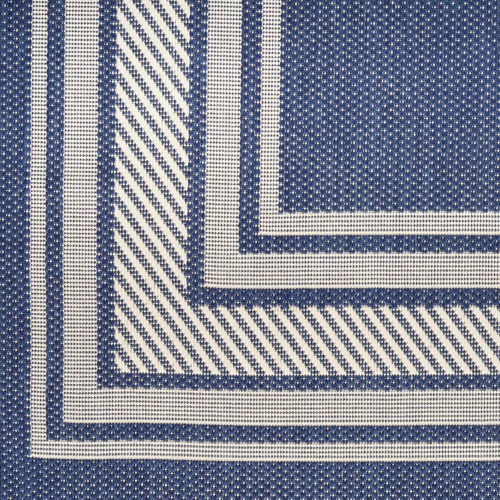 Nourison Horizon HOZ03 Navy 4&#39; x 6&#39; Indoor/Outdoor Area Rug, , large