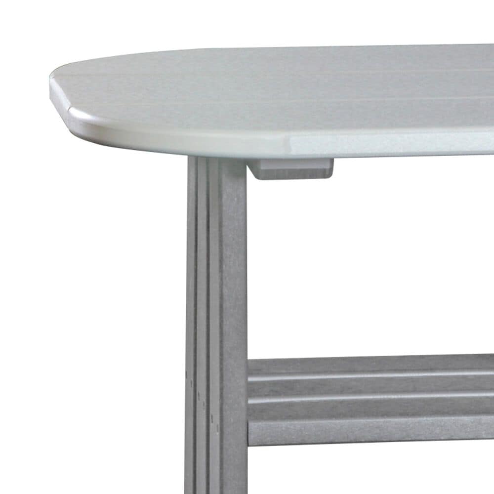 Amish Orchard Poly End Table in Dove Gray and Slate, , large