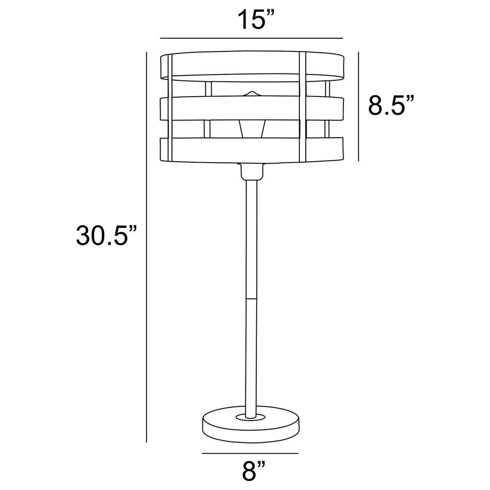 Lite Source Balta Table Lamp in Black, , large