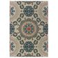 Oriental Weavers Latitude 1903W 6"7" x 9"2" Grey Area Rug, , large