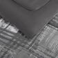 Pem America Style 212 3-Piece King Plaid Comforter Set in Gray, , large